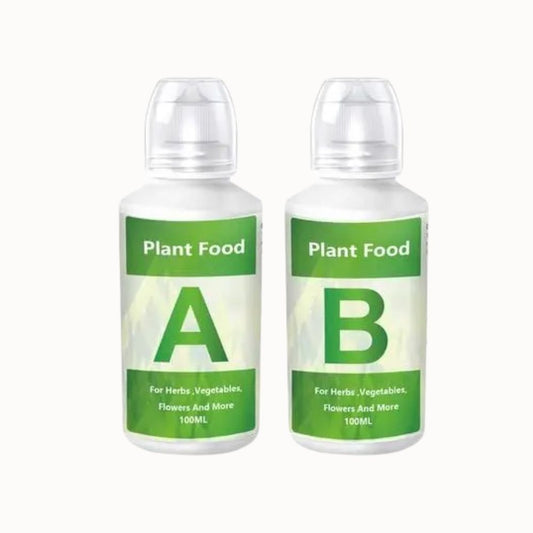 Engrais Hydroponie A&B : Granulés Nutritifs 2 × 100 ml pour Culture en Intérieur