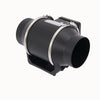 Extracteur d'air silencieux avec un design compact et des connexions pour gaine d'aération