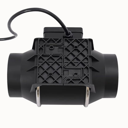 Extracteur d'air silencieux avec un design compact et un câble d'alimentation visible sur le dessus