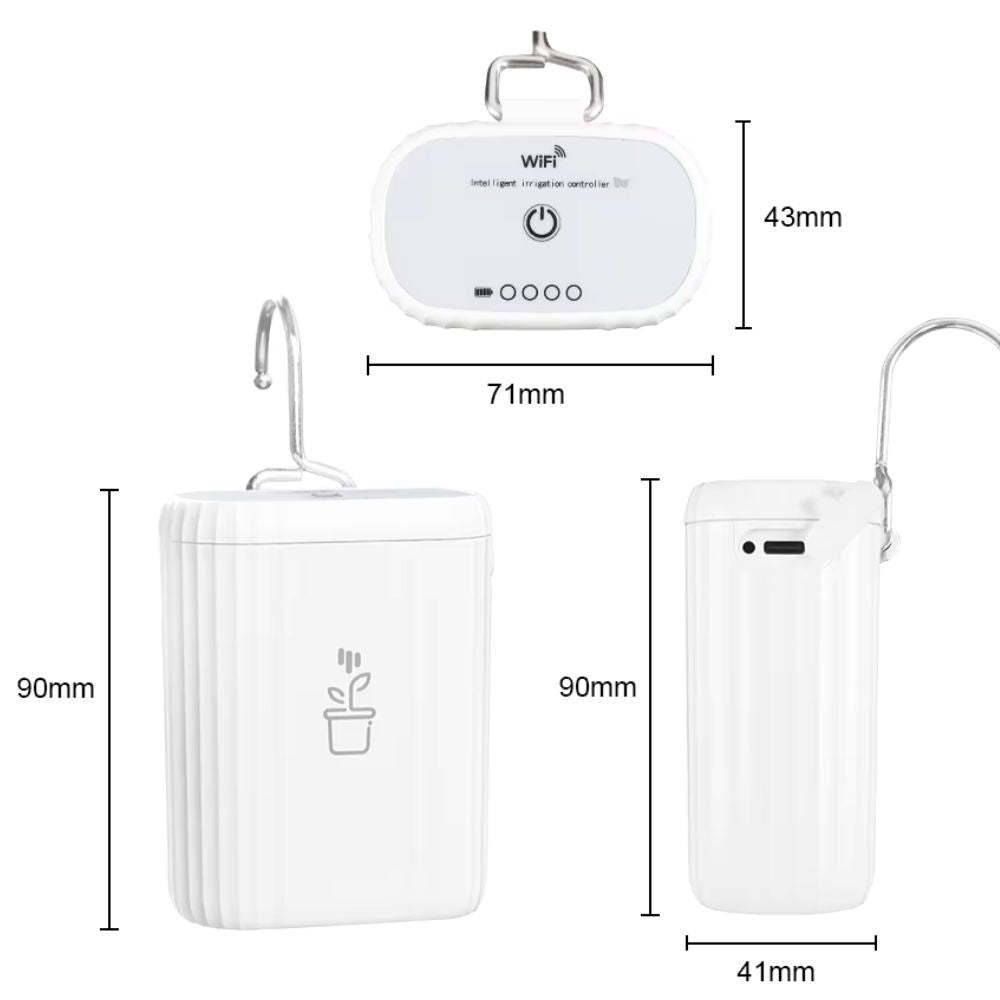 Système de goutte à goutte pour plantes d'intérieur avec réservoir et unité de contrôle WiFi