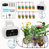 Système d'arrosage automatique avec goutte à goutte pour plantes en pots et réservoir d'eau