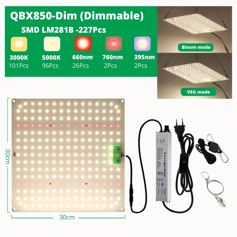 Panneau lumineux rectangulaire avec de nombreuses LED blanches et colorées sur fond clair