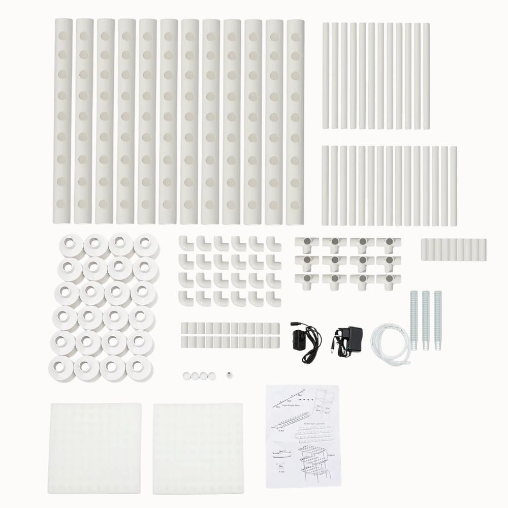 Plante Hydroponique : Kit de Culture Indoor NFT 108 Emplacements