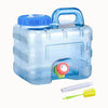 Bidon portable transparent de 7.5L avec robinet et accessoires pour l'irrigation des plantes